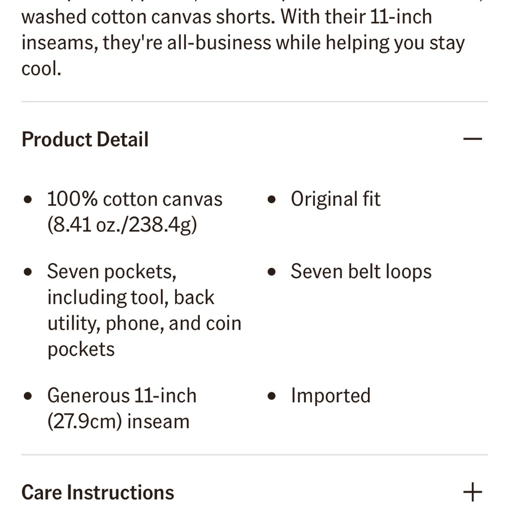SET of 2 Timberland PRO Men's Cargo Shorts. Both size 32. Gun Metal/ Dark Wheat - Picture 13 of 13